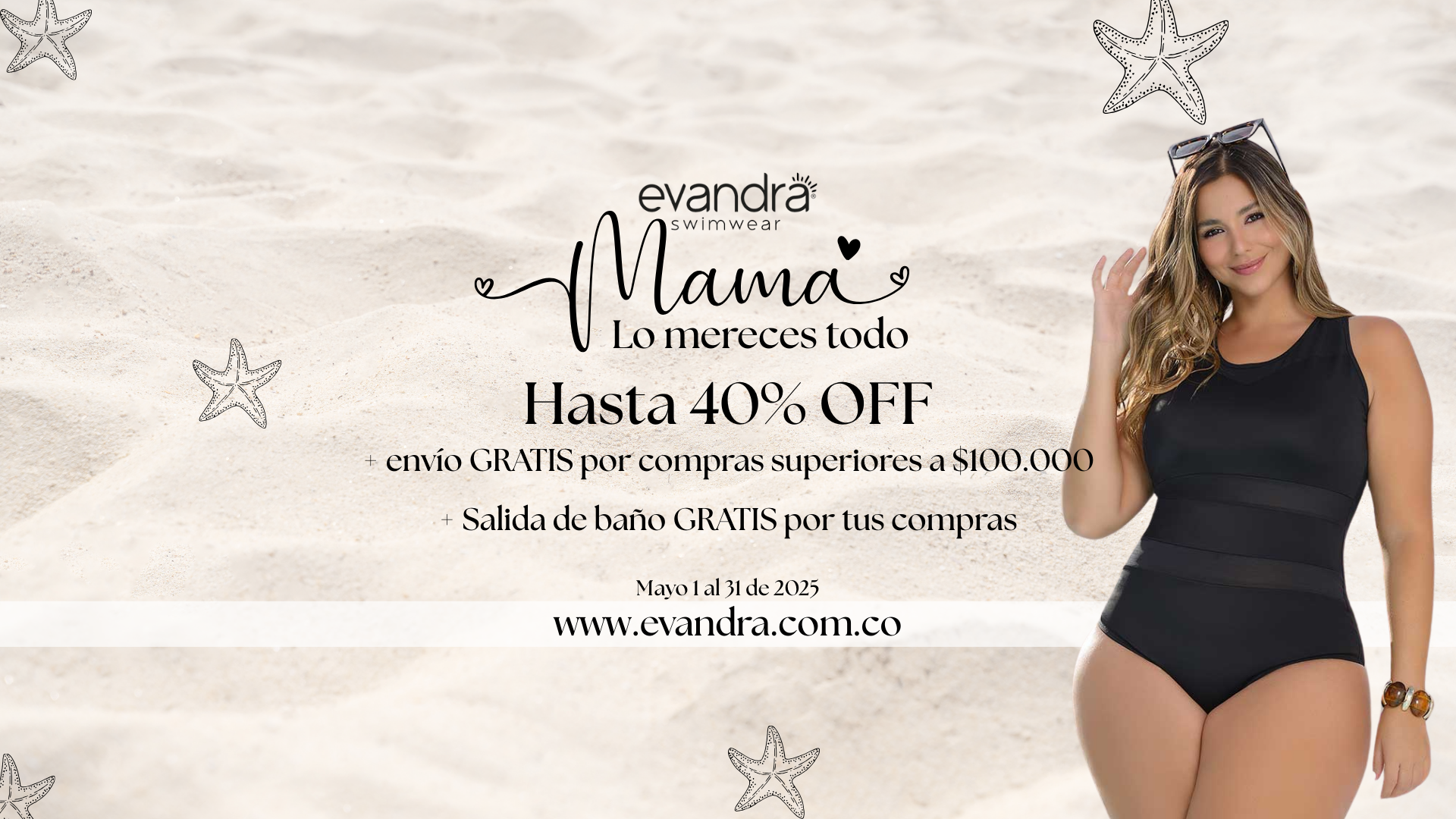 Mamá, lo mereces todo – Celebra este mes con Evandra Swimwear